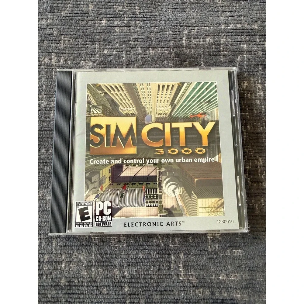 SimCity 3000 PC Game One Strategy CD